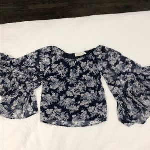 Vintage Havana chiffon blouse